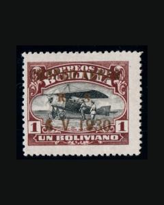 VINTAGE: BOLIVIA OG NH 1930 SCOTT #C18 $995  LOT BO1930B