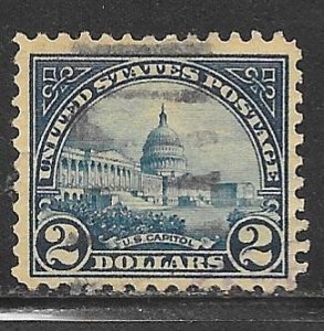 USA 572: $2 Capitol, used, F-VF