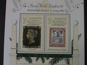 BARBADOS-1980-LONDON'80 WORLD STAMPS SHOW -MNH S/S VF HARD TO FIND LAST ONE