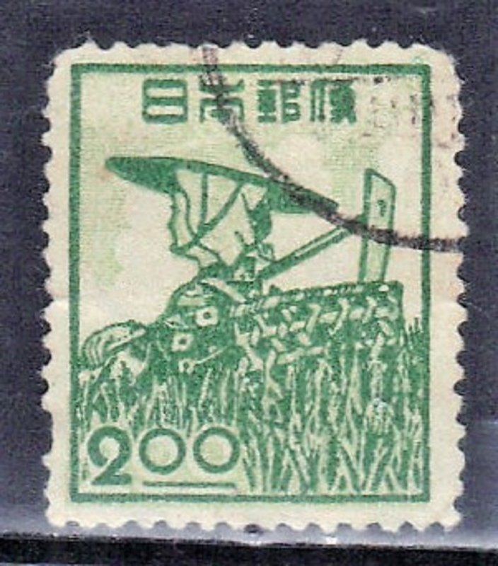 JAPAN SCOTT# 425  1948-49  2y   FARM WOMAN  SEE SCAN