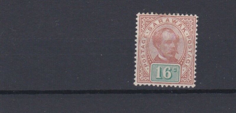 SARAWAK  1899  16C  BROWN & GREEN  MH