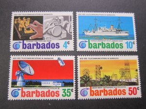 Barbados 1972 Sc 358-371 set MNH