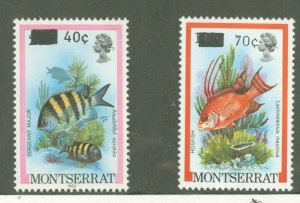 Montserrat #507-508  Single