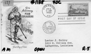 #1128, FDC, AM, CV=$2.50, (2012)