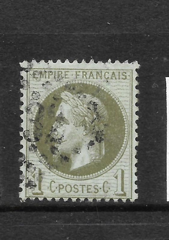 FRANCE 1863-70  1c   NAPOLEON   FU   SG 103