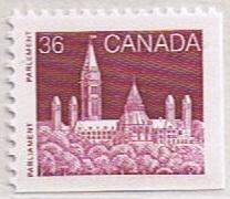 Canada Mint VF-NH #948 parliament Definitive 36c