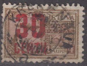 Lithuania Scott #C28 1922 Used