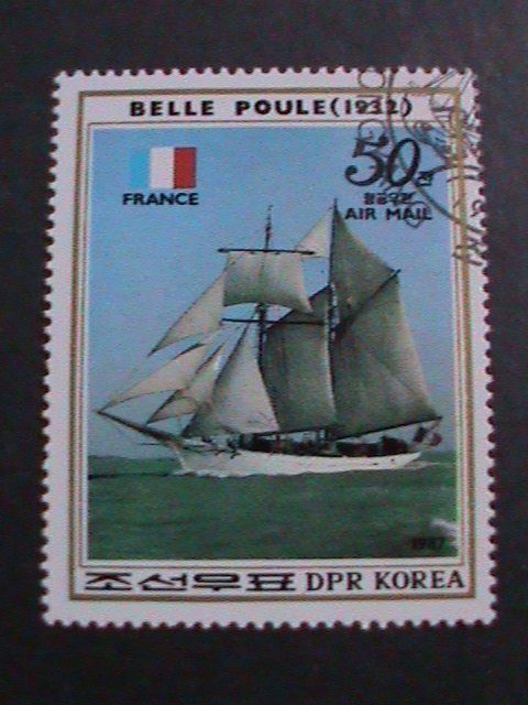 ​KOREA-1987 WORLD FAMOUS SALLING SHIPS CTO-- VF WE SHIP TO WORLD WIDE