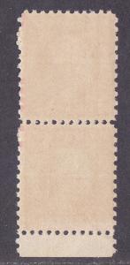U.S. # 540, Mint Never Hinged Pair, perf 11 x 10