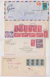 PANAMA 1938-86 SUPERBE COLLECTION OF 99 COVERS & PPC's F,VF 