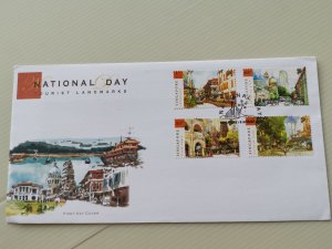 SINGAPORE 2007 FDC - NATIONAL DAY TOURIST LANDMARKS.