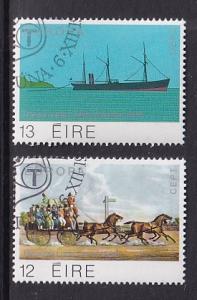 Ireland   #463-464  cancelled  1979 Europa postal history  long car  steamer