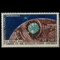 NEW CALEDONIA 1962 - Scott# C33 Satellite Set of 1 LH