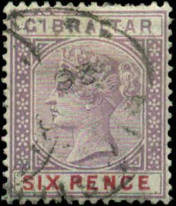 Gibraltar Scott #19 Used