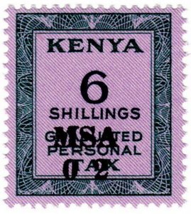 (I.B) KUT Revenue : Kenya Graduated Personal Tax 6/-