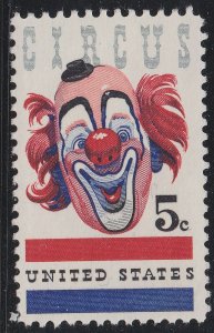 US 1309 American Circus 5c single MNH 1966