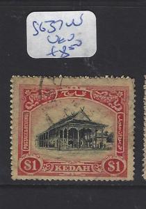 MALAYA KEDAH (P0707B)  $1.00   SG 37W    VFU 