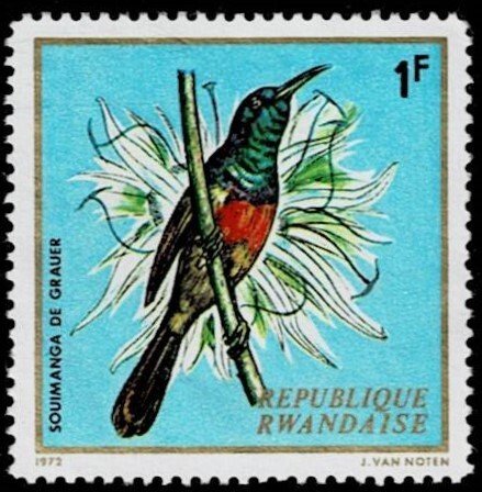 1972-1975 Used Stamps of Rwanda