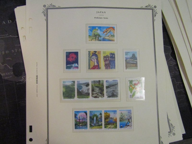 Japan Prefecture, Z1-Z827, ZB1-ZB2, MNH/OG, Complete 1989-2007