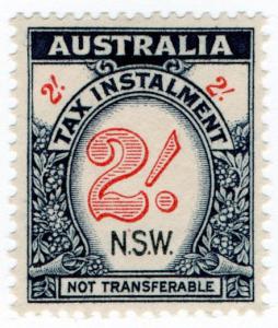 (I.B) Australia - NSW Revenue : Tax Instalment 2/-