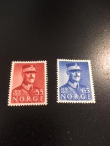Norway sc 358-359 MHR comp set