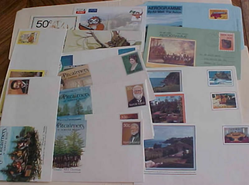 NORFOLK ISLAND 15 DIFF, ENTIRES INCLUDES 8 PITCAIRN, 3 CARDS MINT