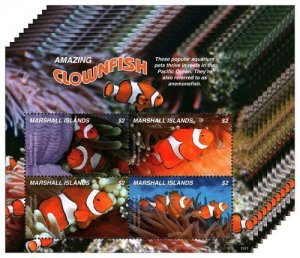 Marshall Islands MNH S/S Amazing Clownfish 2019