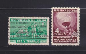 Cuba 332, 334 U Various