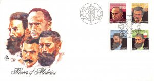 G010 South Africa Transkei 1984 Heroes of Medicine FDC