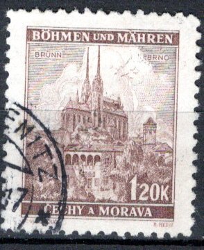 Bohemia and Moravia Scott # 31 used