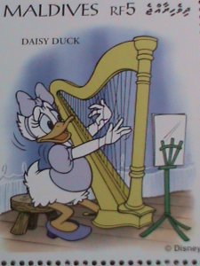 ​MALDIVES STAMP-1995 SC#2059a DONALD DUCK FAMILY ORCHESTRA -DISNEY CARTOON MNH