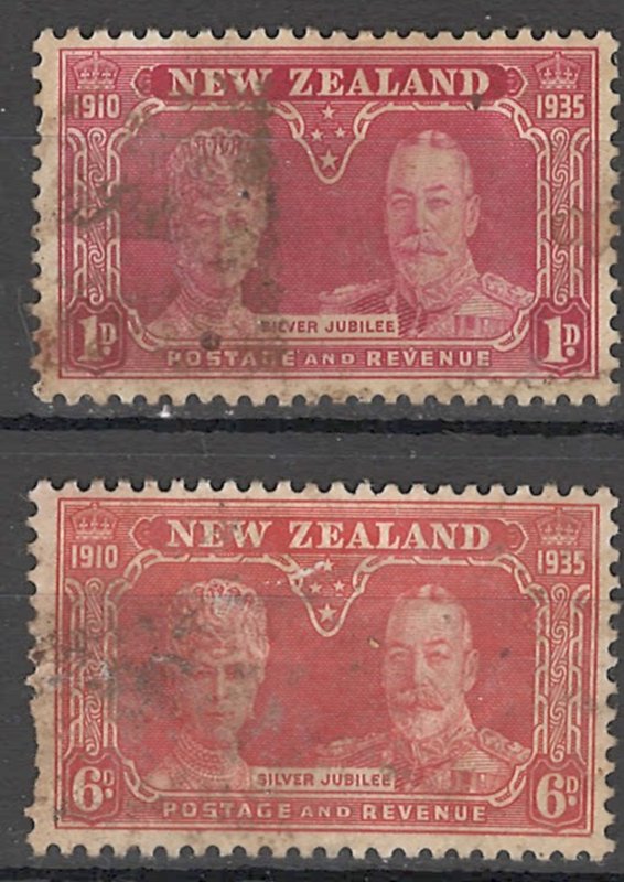 COLLECTION LOT OF #1819 NEW ZEALAND # 200-1 1935 CV+$30 FAULTY