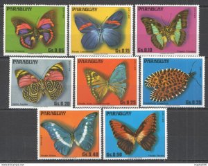 Pec181 Paraguay Flora & Fauna Butterflies Mnh