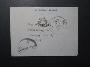 India 1945 Forces Cover / APO 367 (SOUTH INDIA) / Censored (I) - Z12418