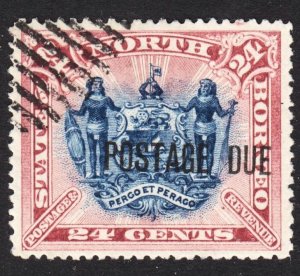 North Borneo Scott J8 VF CTO.  FREE...