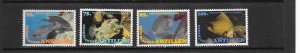 FISH - NETHERLANDS ANTILLES #485-488 MNH