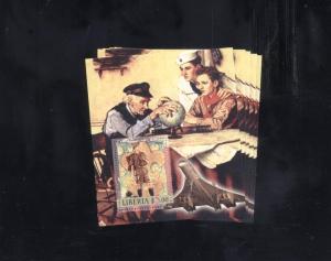 LIBERIA SHEET SCOUTS SCOUTING CONCORDE AVIATION