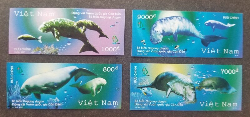 *FREE SHIP Vietnam Dugong In National Park 2007 Marine Life (stamp) MNH *imperf