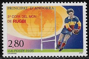 Andorra, French #447 MNH Stamp - World Cup Rugby Championships