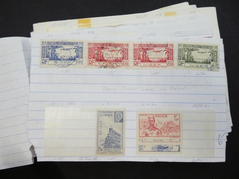 EDW1949SELL : NIGER Nice Mint & Used collection on Old Time album pages Cat $701