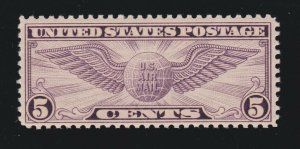 US C16 5c Air Mail Mint F-VF OG NH SCV $8.50