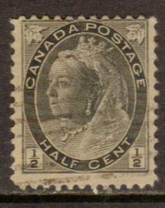 Canada     #74  used  (1898)  c.v. $2.25