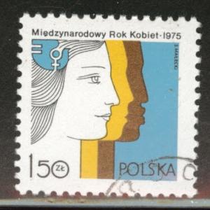 Poland Scott 2116 Used CTO 1975 similar cancels