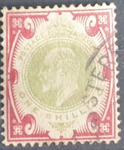 Great Britain King Edward VII 1/ Green & Red 1902