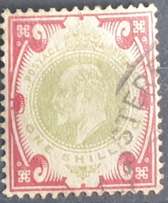 Great Britain King Edward VII 1/ Green & Red 1902