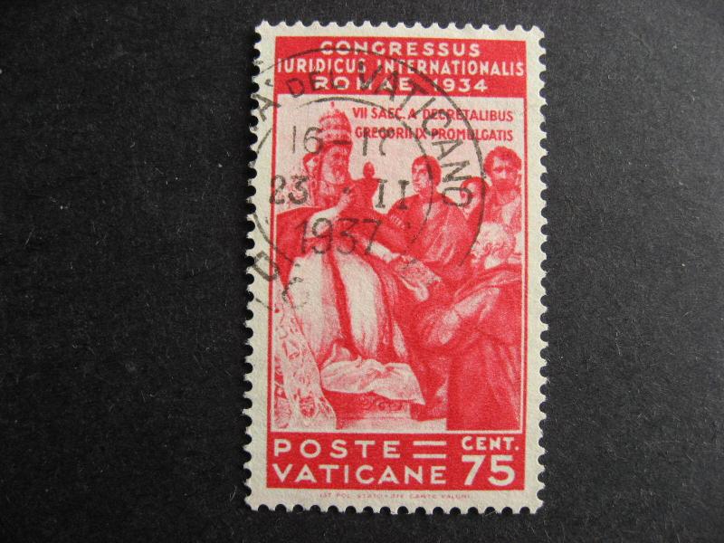 Vatican City, Sc 44 used, nice stamp, check it out!