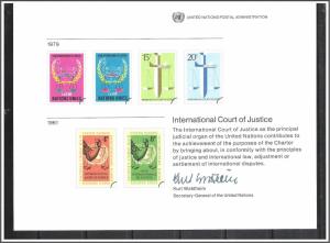 UN New York #SC16 Court of Justice Souvenir Card