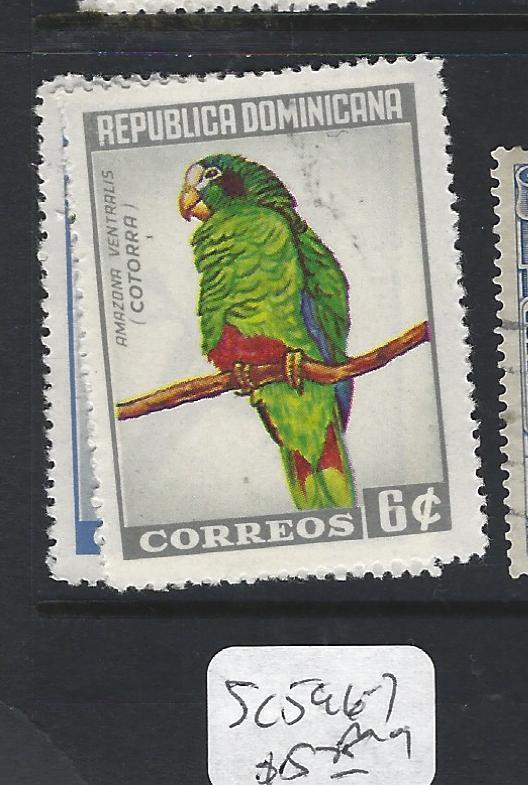 DOMINICAN REPUBLIC   (PP0801B)   BIRD  SC 596-7   MOG