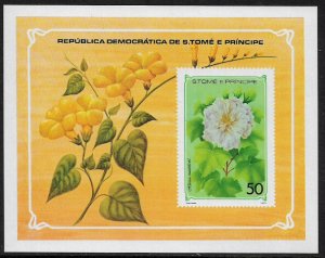 St Thomas & Prince Is #508 MNH S/Sheet - Flowers