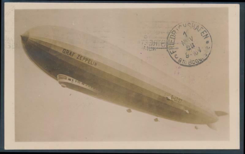 GERMANY LZ 127 GRAF ZEPPELIN OCT 28,1928 1st FLIGHT